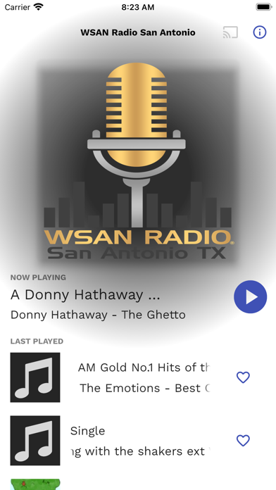 WSAN Radio Screenshot
