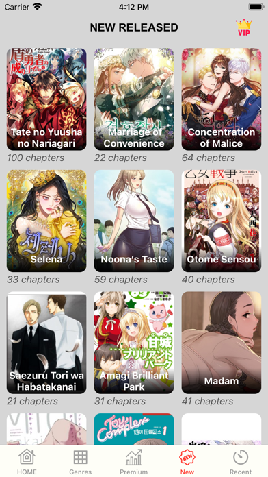 Manga Reader: Top Comic Series Screenshot