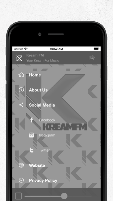 Kream FM Screenshot