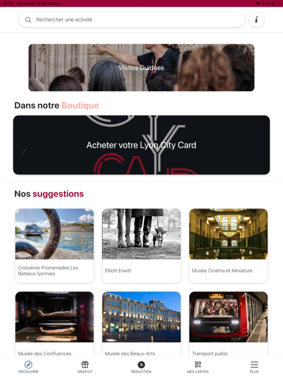 Lyon City Card - ONLYLYON iPad screenshot 4 - Travel app