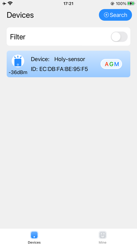 #1. Holyiot-sensor (iOS) 由: Shenzhen Hong yi yun jia technology Co.,LTD