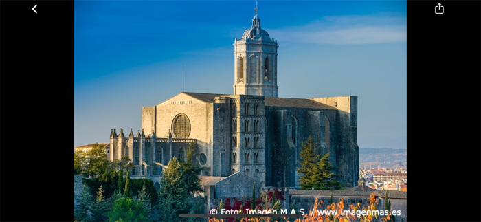 Lookout of the walls of Girona