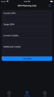 gpa calculator - grade calc iphone screenshot 3