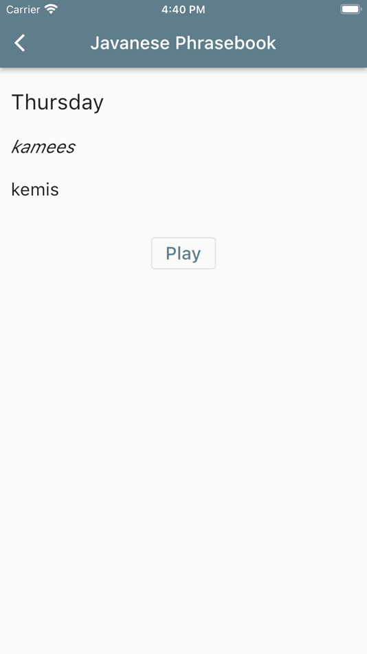 #2. Javanese Phrasebook (iOS) 由: Qvyshift LLC