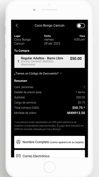 CocoBongo Affiliates Screenshot
