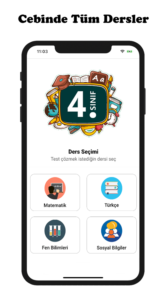 #1. 4.Sınıf Tüm Dersler (iOS) 게시자: Muhammet Emir CAKIR