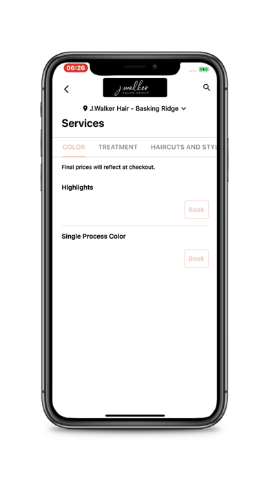 J Walker Salon & Spa Screenshot