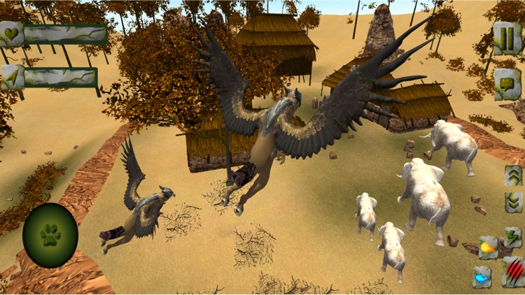 Flying Majestic Griffin Game screenshot-3