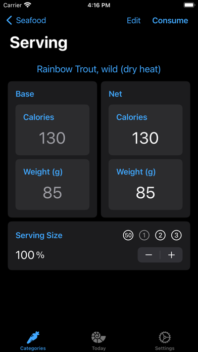 Daily Calorie Tracker+ Screenshot