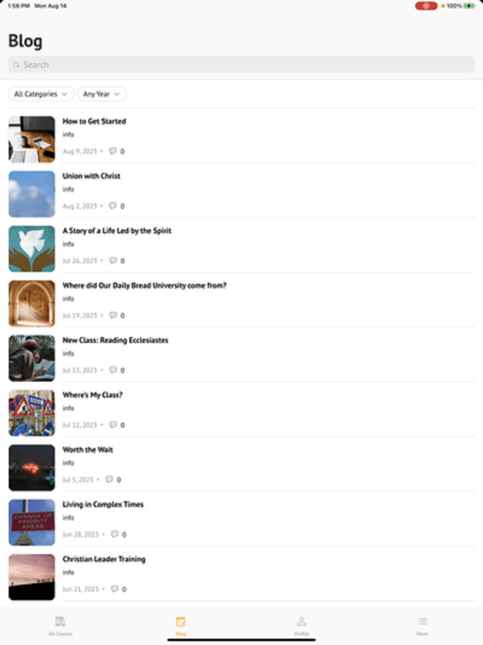 Our Daily Bread University