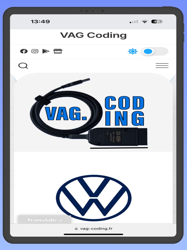 VAG Coding on the App Store
