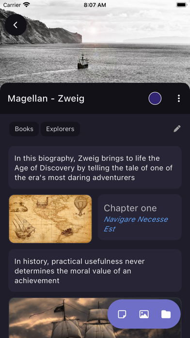Quill notes Screenshot