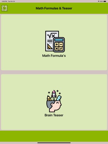 Maths Formulas & Brain Teaserのおすすめ画像1