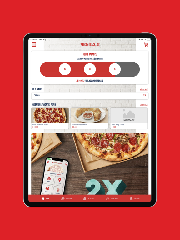 Johnny's New York Style Pizza iPad screenshot 2 - Food & Drink app