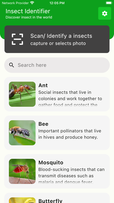 Screenshot #1 pour Bug Identifier - Insect Finder