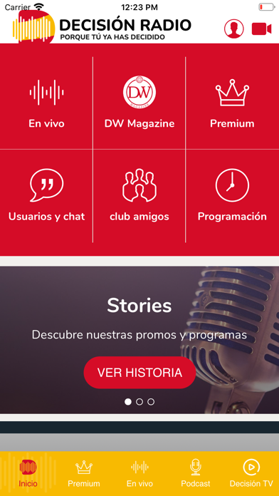 Decisión Radio Screenshot