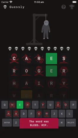 Game screenshot Guessly - Word guessing game apk