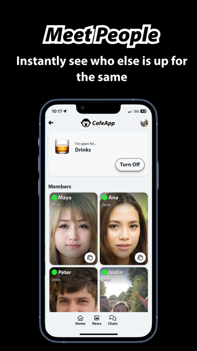 CafeApp - Meet People Screenshot