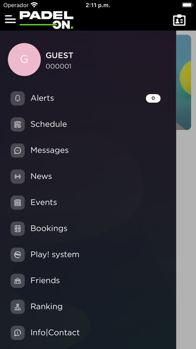 Screenshot 2 of Padel ON App