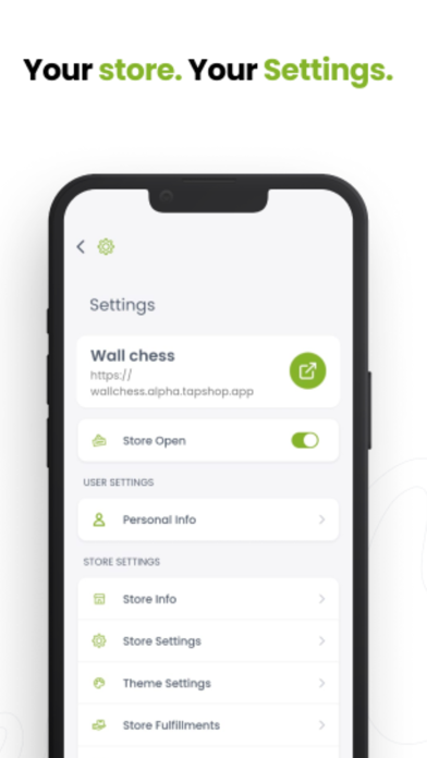 TapShop Ecommerce Screenshot