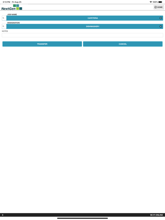 App screenshot
