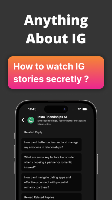Followers and Friendships AI Screenshot