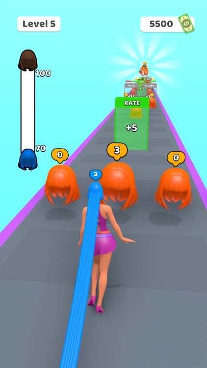 Hair Run Rush screenshot-4