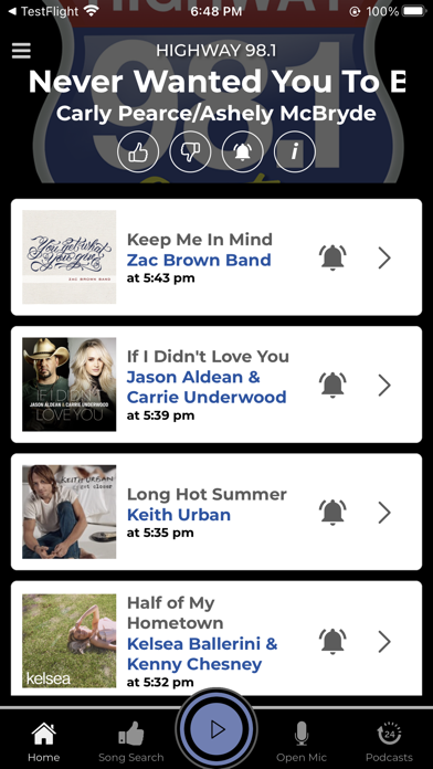 Highway 98.1 Country Screenshot