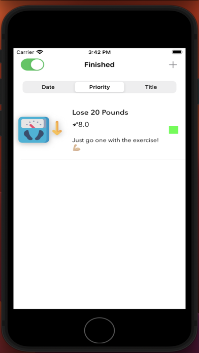 Dream Goal Tracker Screenshot