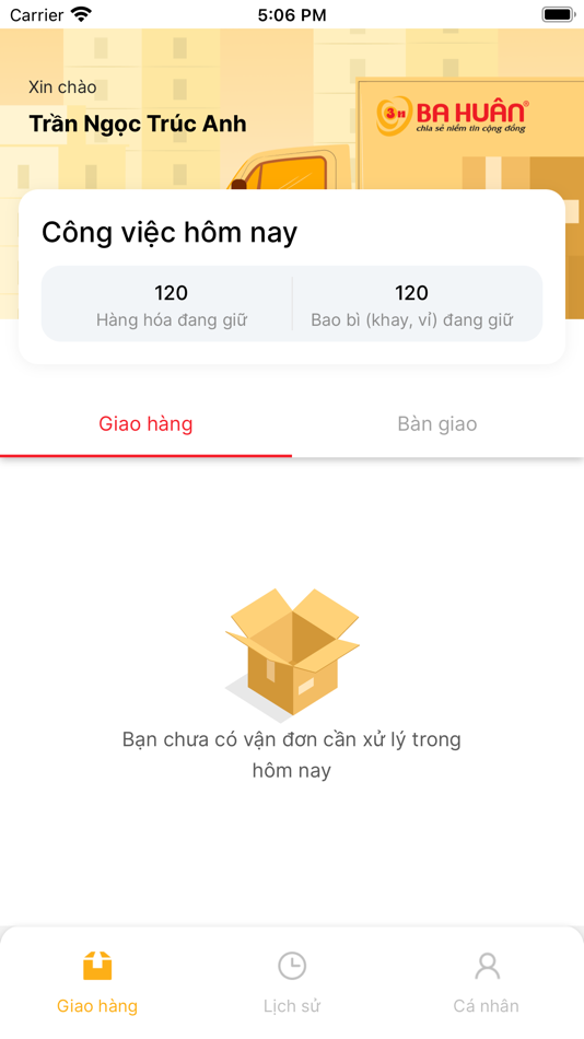 #2. Ba Huân Delivery (iOS) 由: FPT IS Company Limited