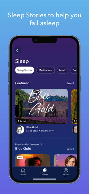 ‎Calm: Sleep & Meditation Screenshot