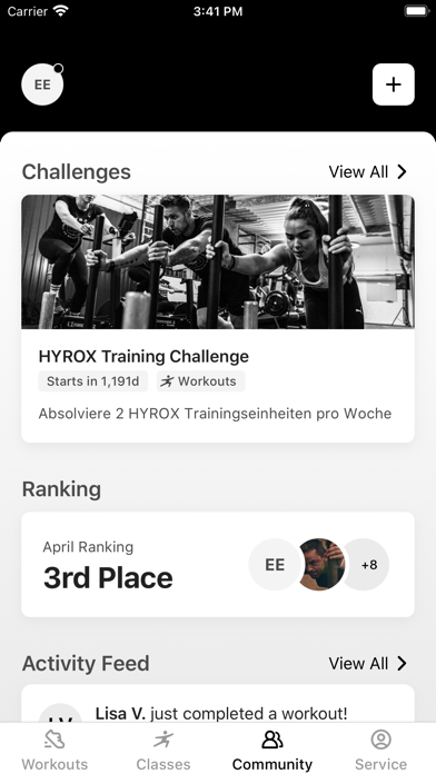 SGCube Fitness Screenshot