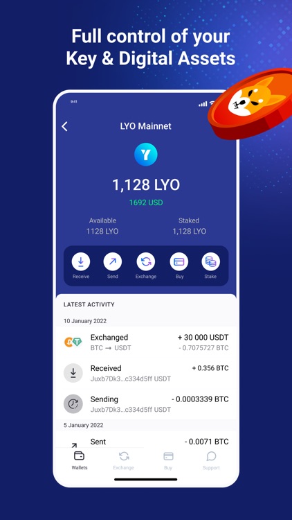 LYOWALLET: NFT's & Crypto