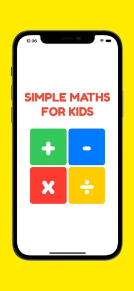 Game screenshot Simple Maths for Kids - mod apk