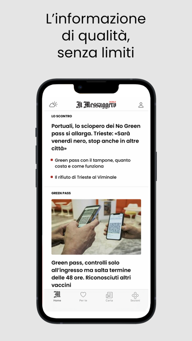 Il Messaggero Mobile Screenshot