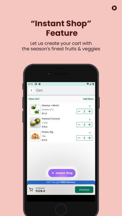 Just Retailer Fruits Vegetable Screenshot