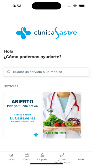 Screenshot #1 pour Clínica Sastre