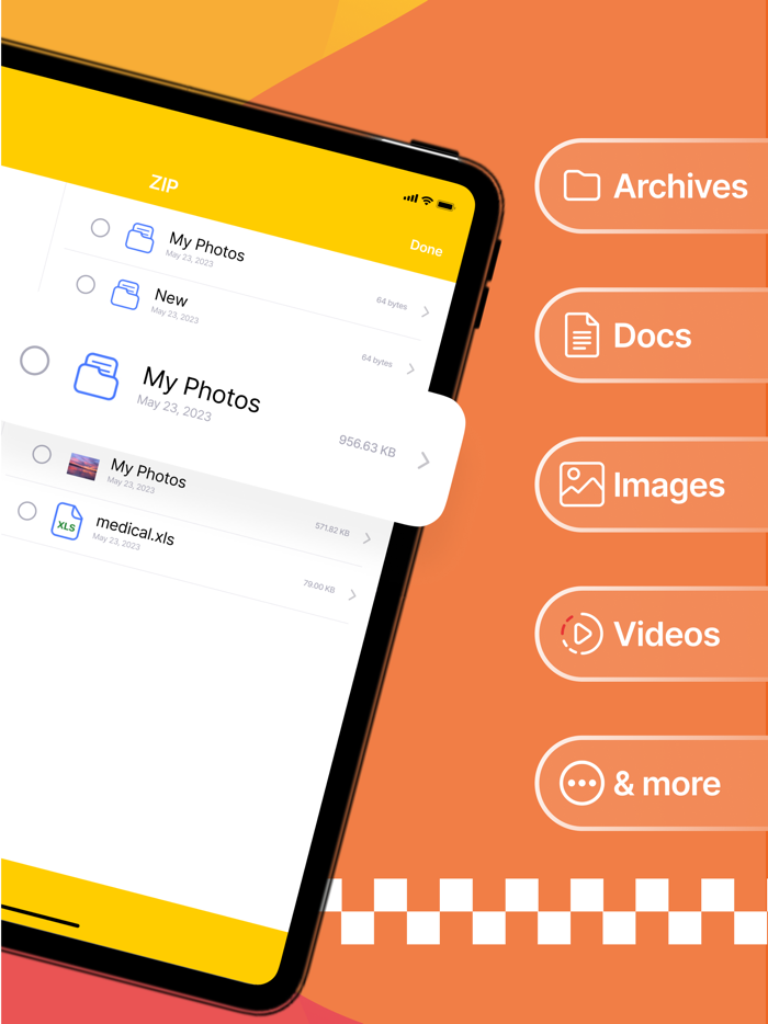 ZIP - ZIP and RAR archive tool