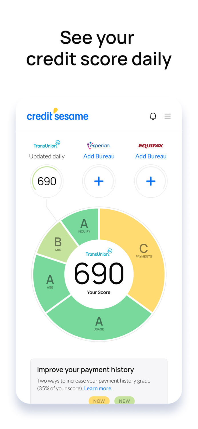 Credit Sesame Build Score