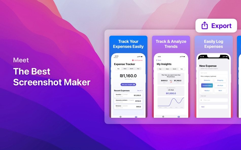 #1. ScreenShop - Screenshot Maker (macOS) 由: Eilon Krauthammer