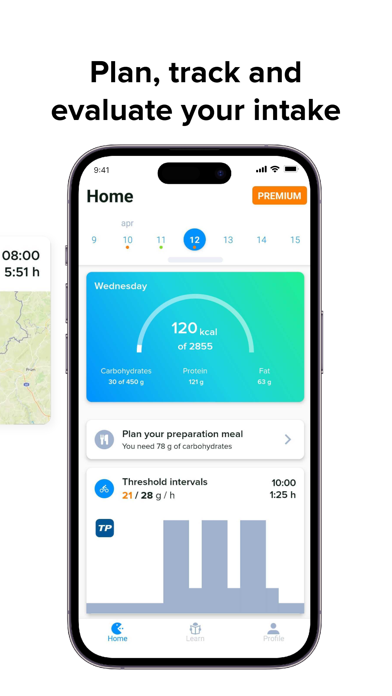 EatMyRide: Cycling & Nutrition Screenshot