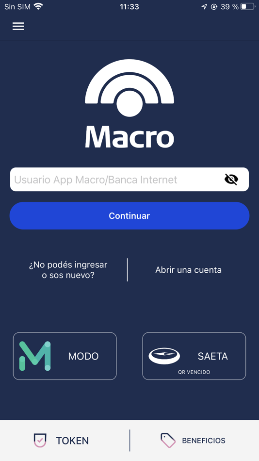 #1. Macro (iOS) 由: Banco Macro