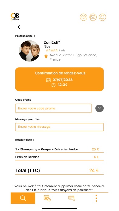 CoiffMe Screenshot