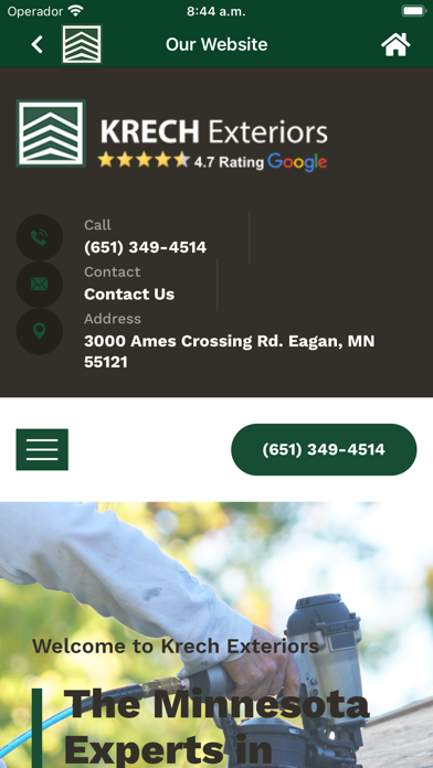 Krech Exteriors Screenshot