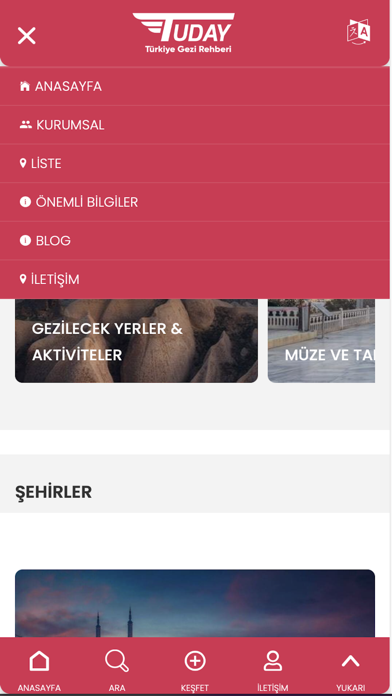 Tuday Türkiye Gezi Rehberi Screenshot