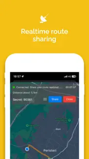 snail - realtime route sharing iphone screenshot 2