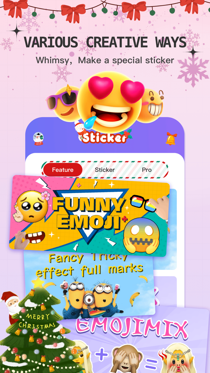 Happy Christmas Stickers