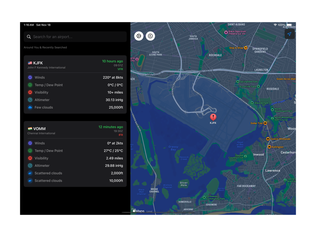 ‎AeroNautical - METAR and More Screenshot