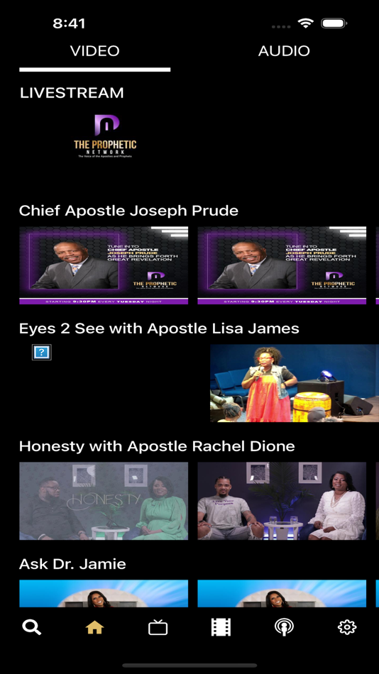 #5. The Prophetic Network (iOS) By: TvStartup Inc.