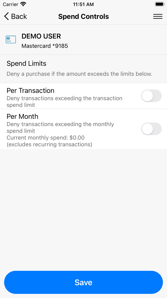 #4. IECU Card Controls (iOS) 由: Industrial Employees CU